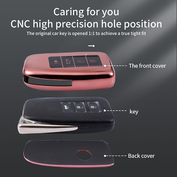 For Lexus 4 button TPU protective key case  please choose the color