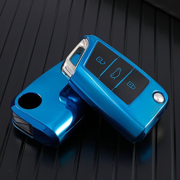 For VW 3 button TPU protective key case please choose the color