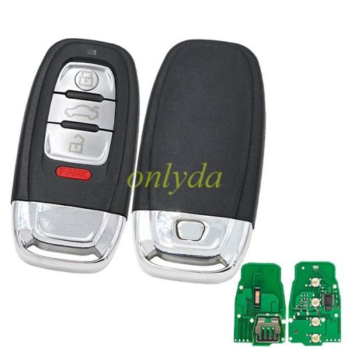 itopkey Audi 3+1 button keyless remote key