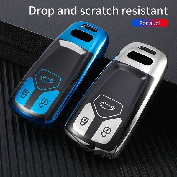 For Audi A4L,Q5L,RS43 button TPU protective key case,please choose the color