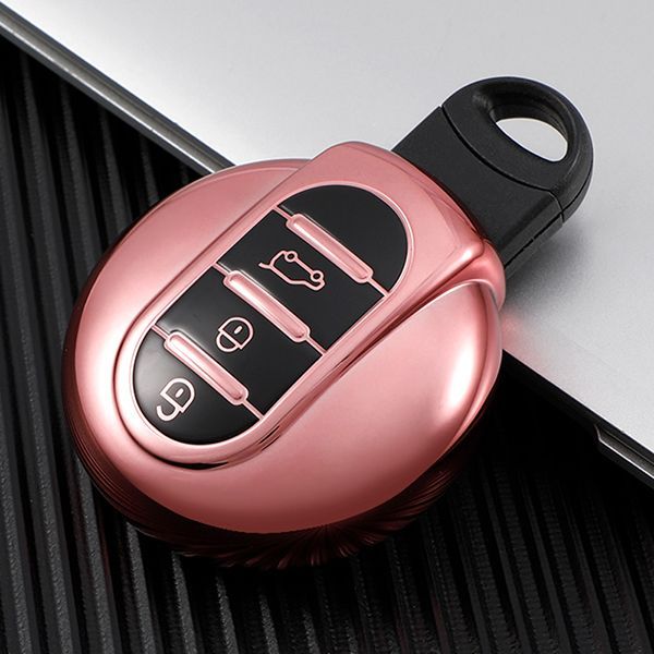 For BMW MINI cooper R55/R56/R60 3 button TPU protecive key case ,please choose the color