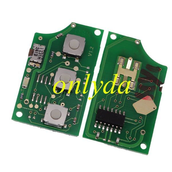 VW Style   flip remote ----- hyun 2 button remote key with 433mhz  Elantra car (without chip,put your existing key chip into the new romote)
