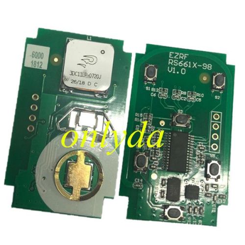 Yukon Sierra 4+1B remote key with 315mhz  FCC ID: HYQ1AA CMIT ID: 2013DJ6723
