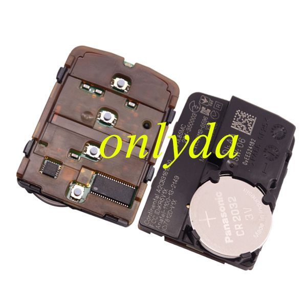 For Honda 3+1button smart keyless remote key with 313.8mhz with hitag3 47 chip