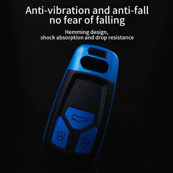 For New Audi Q7、TT、A4 3button TPU protective key case ,please choose the color
