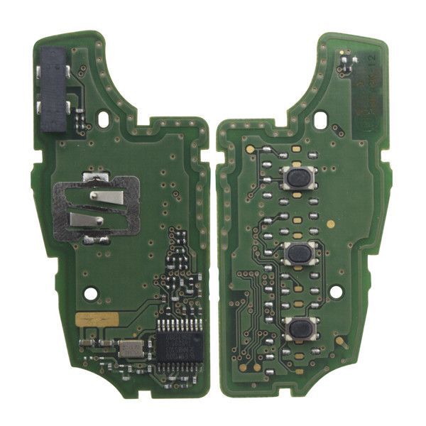 For OEM Benz smart 3 button remote key with 434mhz with PCF7961M chip without blade