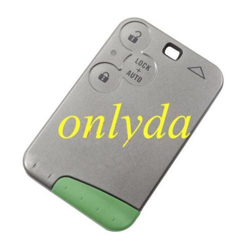For   Renault  laguna  3 button key blank  with uncut blade with badge