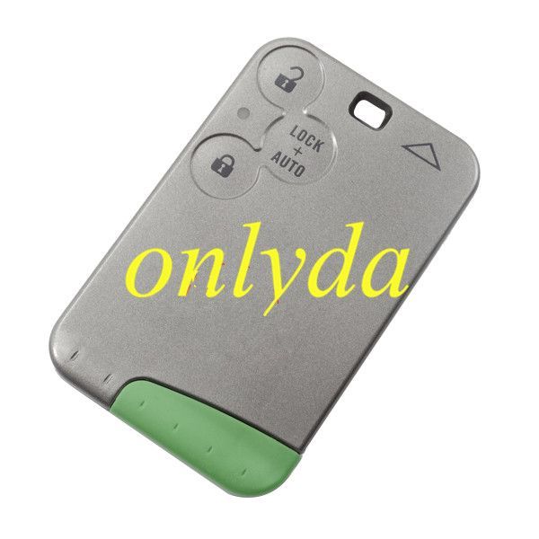 For   Renault  laguna  3 button key blank  with uncut blade with badge