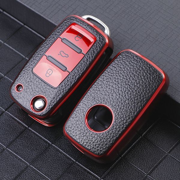 For VW 3 button TPU protective key case please choose the color
