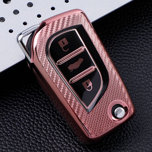 For Toyota 3 button TPU protective key case please choose the color