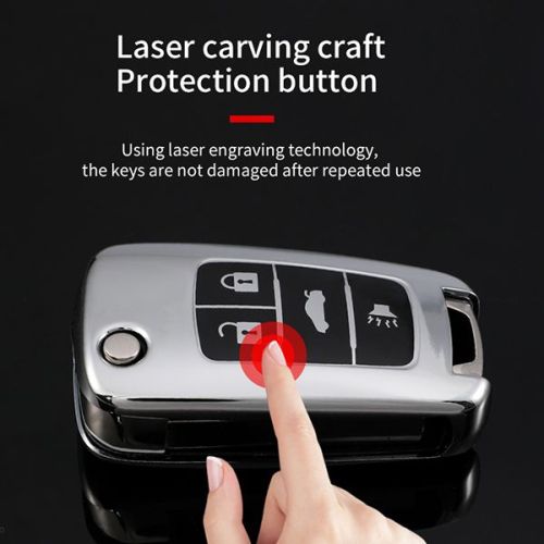 For Chevrolet 4 button  TPU protective key case, please choose  the color