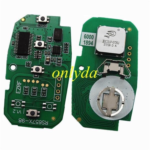 For 3+1 button remote key with HITAG2 46 chip-434mhz  FCCID:HYQ4EA