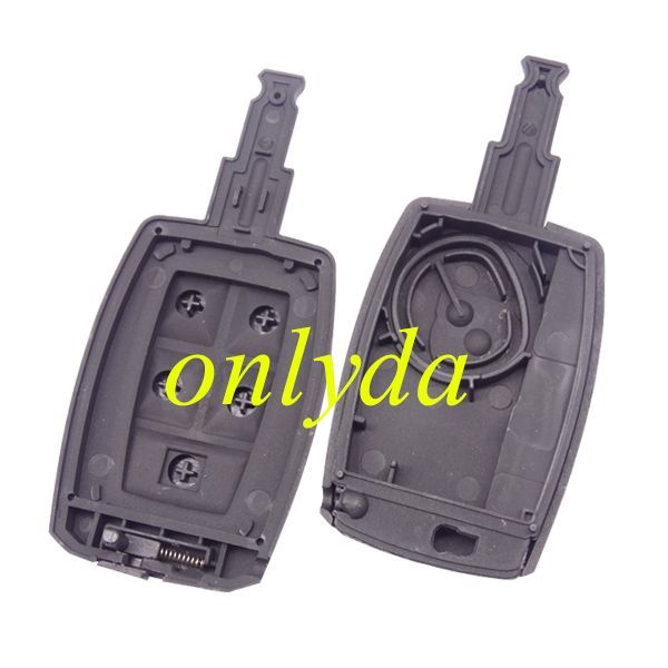 For Volvo 5 button remote key shell with blade