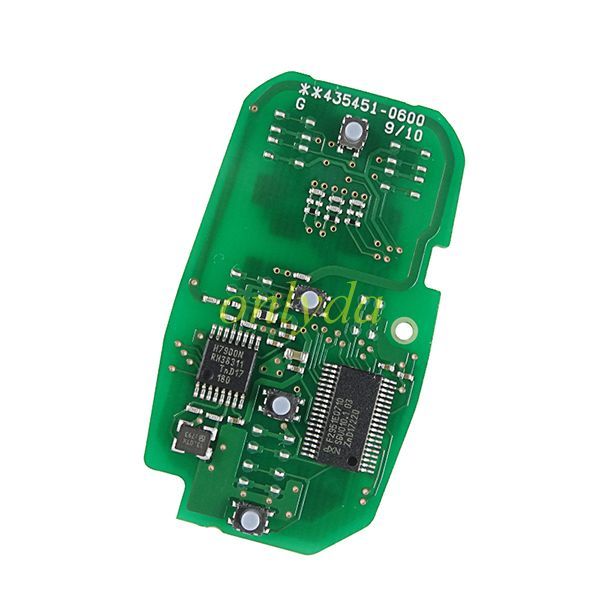 For OEM Smart Chevrolet 4 button remote  key with 434MHZ chip GM(HITAG2)