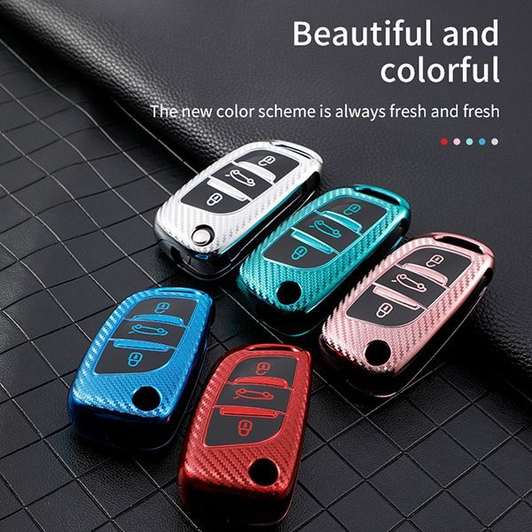 For Citroen 3 button TPU protective key case ,please choose the color