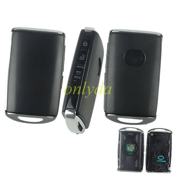 For Mazda 3 button keyless remote key with 434MHZ with  ATMEL  AES 6A chip     IDE:B8373900