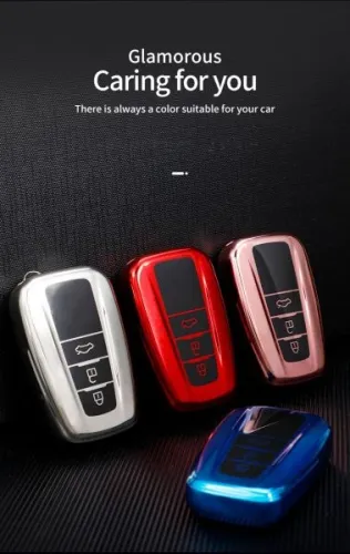 For Toyota 3 button TPU protective key case please choose the color