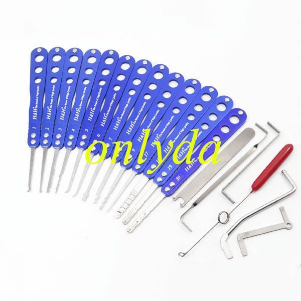 CHAMPION SERIES （House lock and car lock)stainless  PICK SET 30-IN-ONE