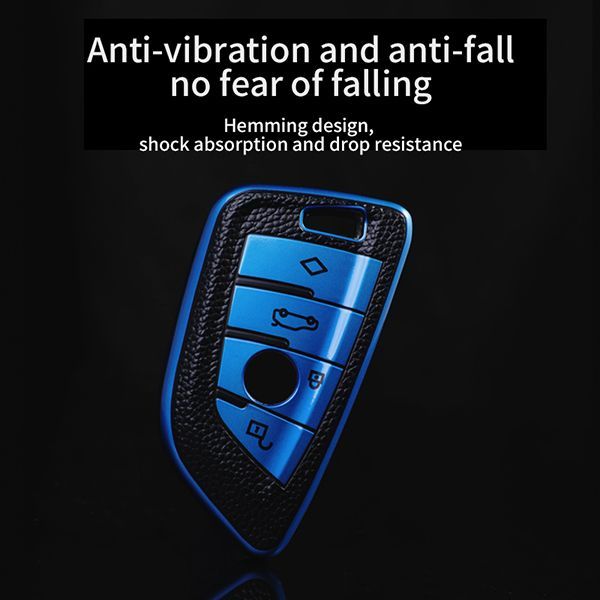 For BMW X5 X6 4 button  TPU protective key case , please choose the color