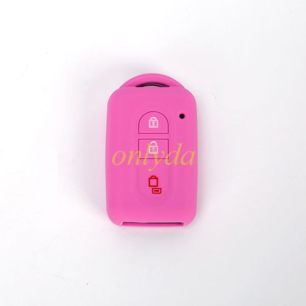 For Nissan 3+1 button silicon case (black,blue ,red. Please choose the color)