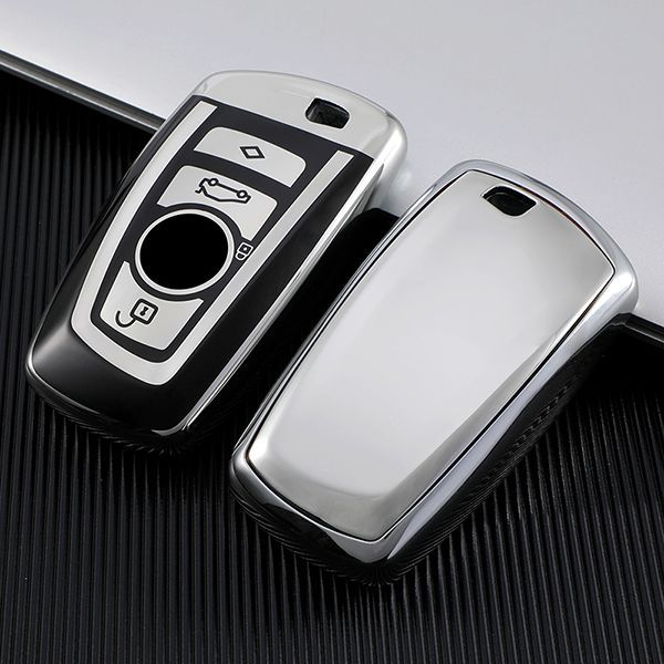 For BMW 5series、525li、520li、3series、GT320li、7series、4series、1series、X3、X4 4 button TPU protective key case , please choose the color