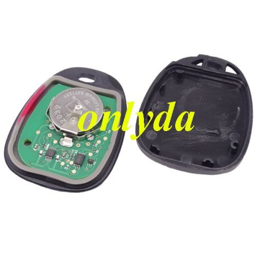 For Buick 3+1 button remote key with 315MHZ N BOARD FCCID = KOBLEAR1XT