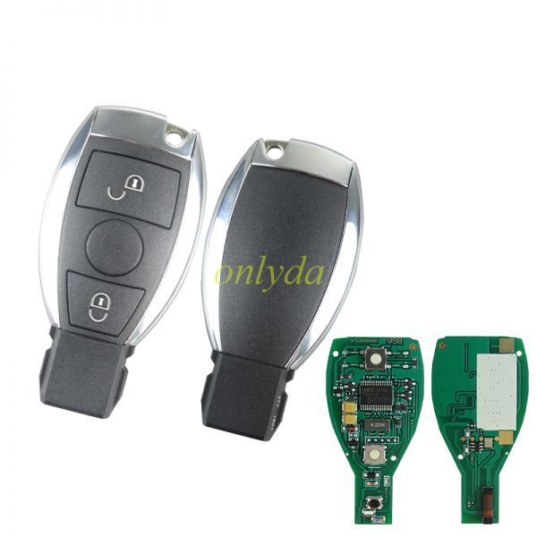 For Benz 2 button remote key with 315mhz/434MHZ BGA NEC FCCID:IYZDC07