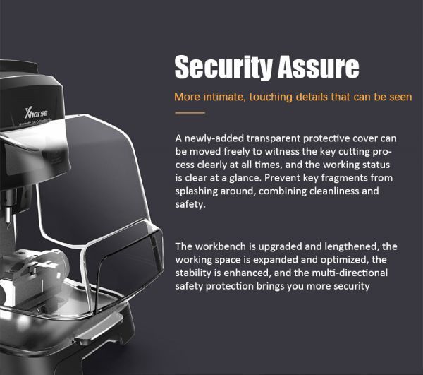 free shipping from Czech Republic Xhorse Dolphin II XP-005L Key Cutting Machine with Adjustable Screen