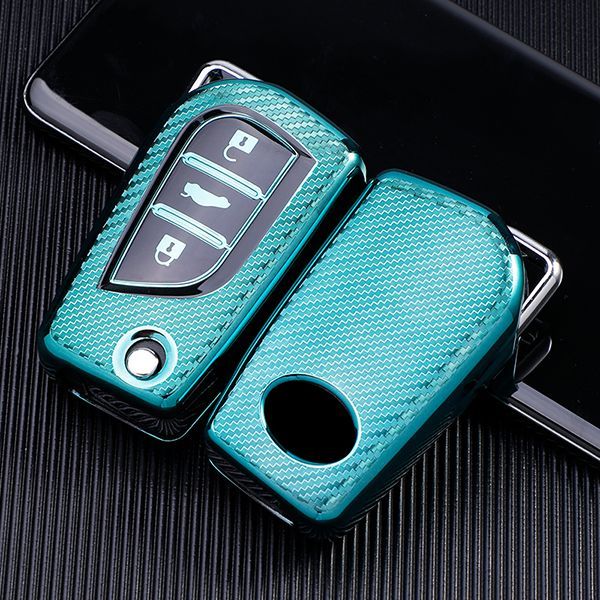 For Toyota 3 button TPU protective key case please choose the color