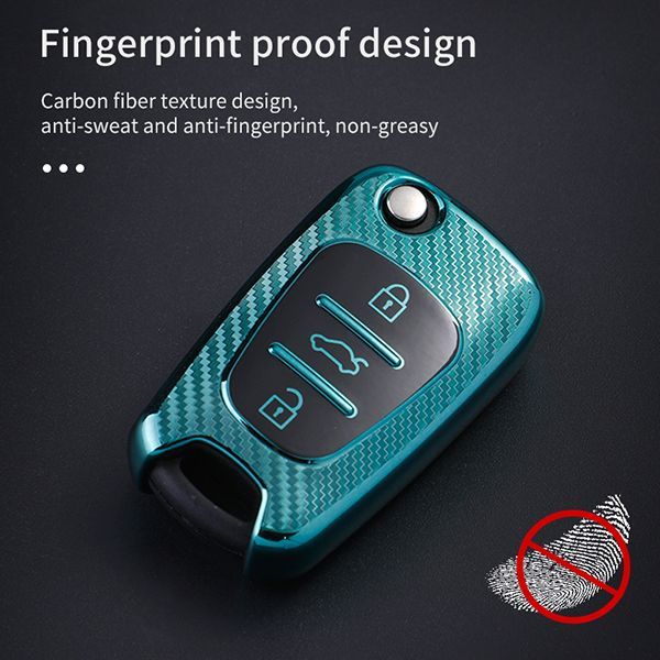 For Hyundai K2 K5 3 button  TPU protective key case,please choose the color