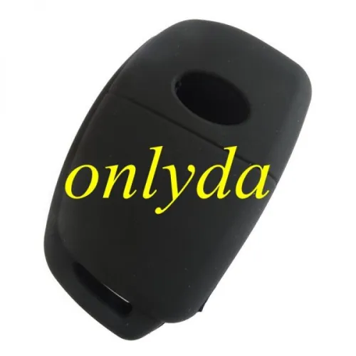 Hyundai 3+1 button silicon case (Black,Blue ,Red. Please choose the color)