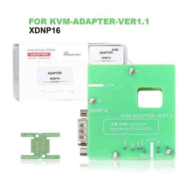 For Xhorse Solder-Free Adapters Work with MINI PROG and KEY TOOL PLUS All Adapters are optional, work with both MINI PROG and KEY TOOL PLUS.  Package List  1pc x XDNP11  BMW-CAS3-ADAPTER 1pc x XDNP12 f