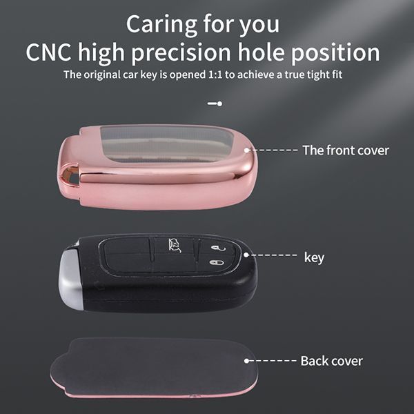 For Jeep  Guide/Free Light/Freeman/Grand Cherokee/Grand Commander TPU protective key case , please choose the color