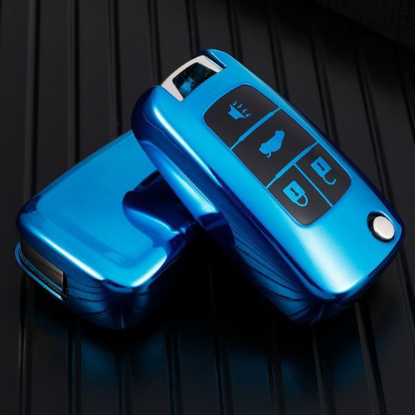 For Chevrolet 4 button  TPU protective key case, please choose  the color