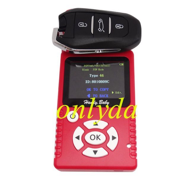 For  Citroen  remote key with 434mhz PCF7945/7953(HITAG2) chip