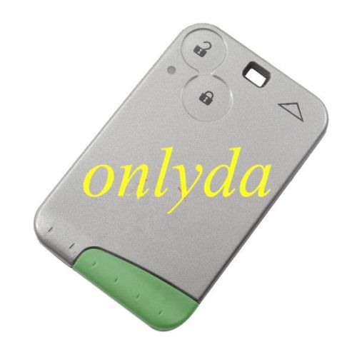 For   Renault  ESPACE 2 button remote key blank with printed badge