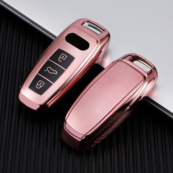 For Audi TPU 3 button TPU protective key case,please choose the color