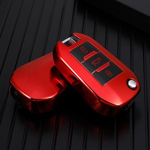 For Citroen 3 button TPU protective key case ,please choose the color