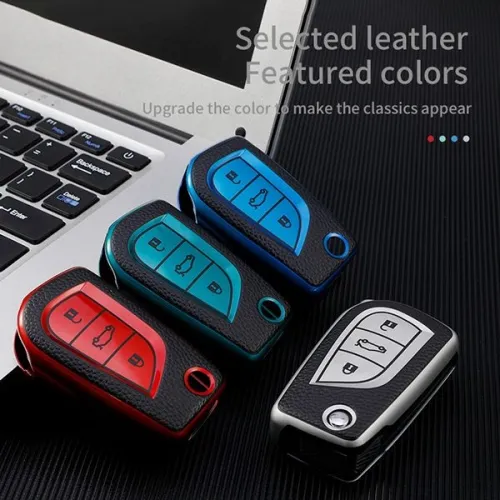 For Toyota 3 button TPU protective key case please choose the color