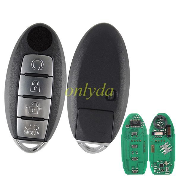 For  Nissan 4 button Maxima 2016  smart card  with 433Mhz Hitag AES 4A chip