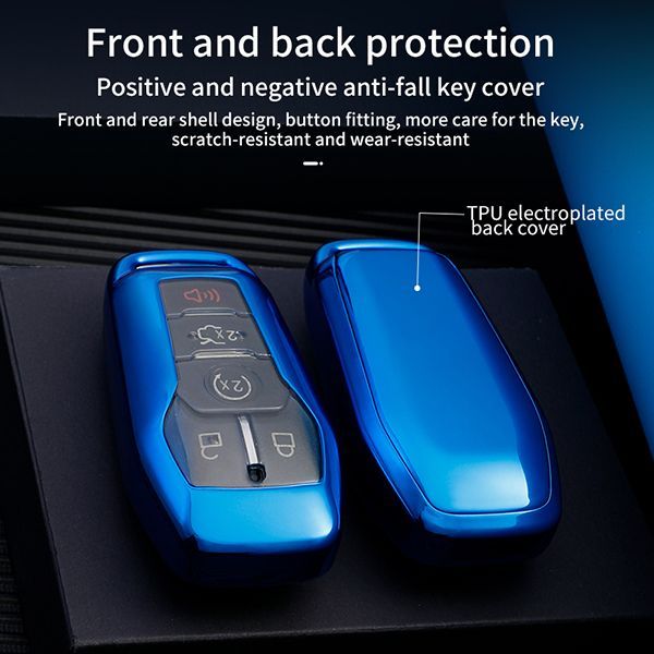For Ford TPU protective key case  black or red color, please choose
