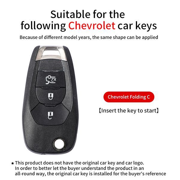For Chevrolet 4 button  TPU protective key case, please choose  the color