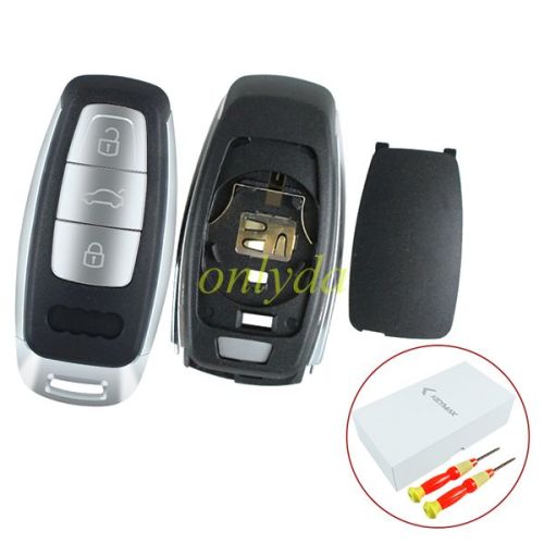 For Audi 3 button modified remote key
