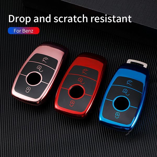 For Benz 3button  TPU protective key case,please choose the color
