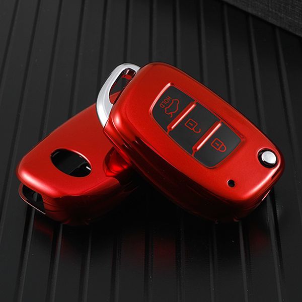 For Hyundai 3 button  TPU protective key case,please choose the color