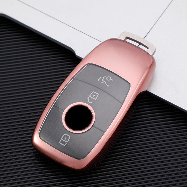 For Benz TPU protective key case  black or red color, please choose