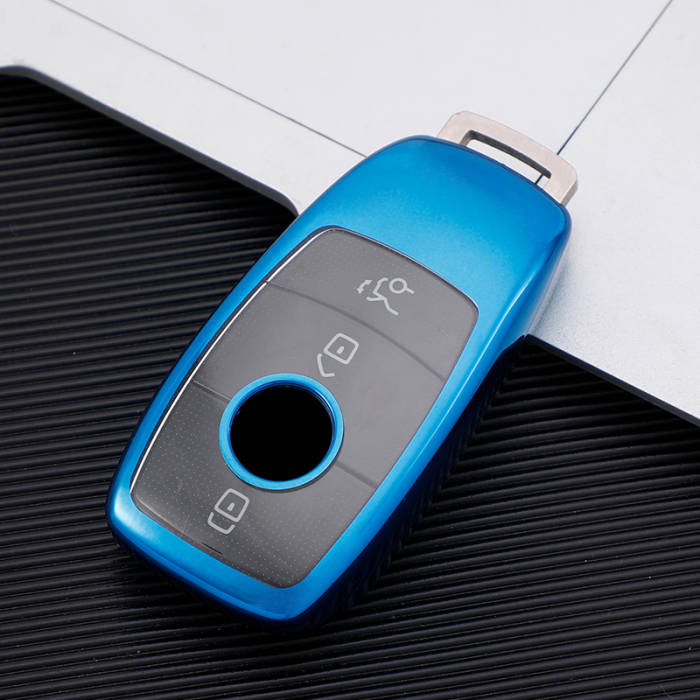 For Benz TPU protective key case  black or red color, please choose