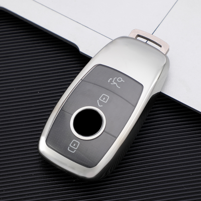 For Benz TPU protective key case  black or red color, please choose