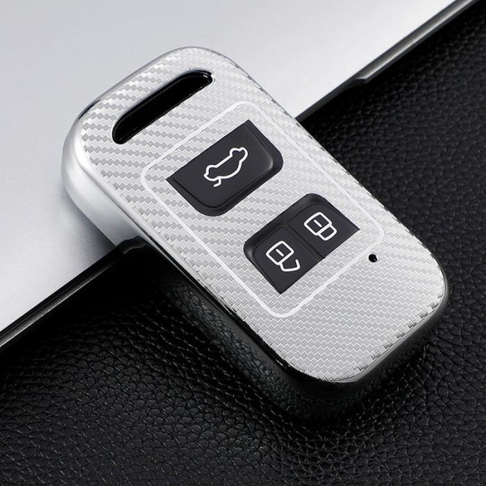 For Chery 3/5x/8/E3E5 3 button  TPU protective key case, please choose  the color