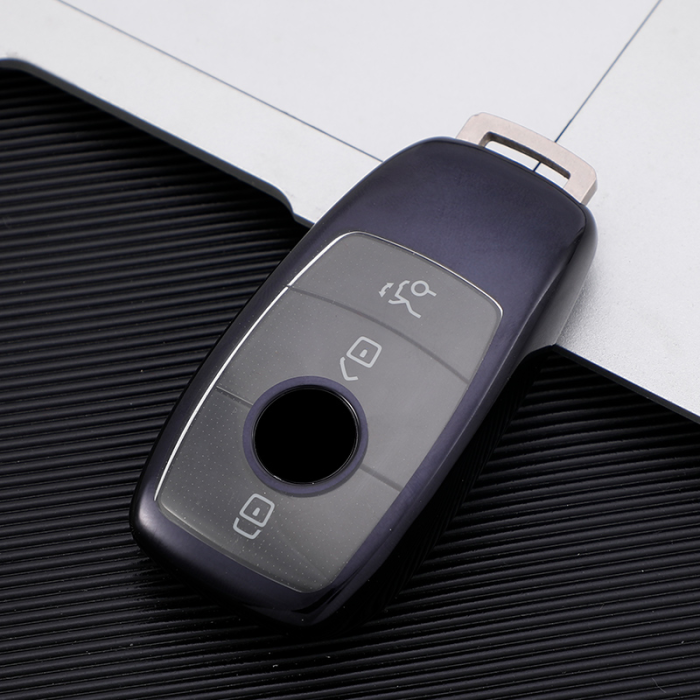 For Benz TPU protective key case  black or red color, please choose